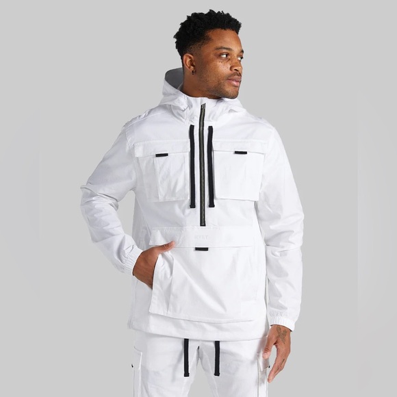 BYLT Basics Men’s Division Anorak, XXL, White, Excellent Condition! - Picture 1 of 6